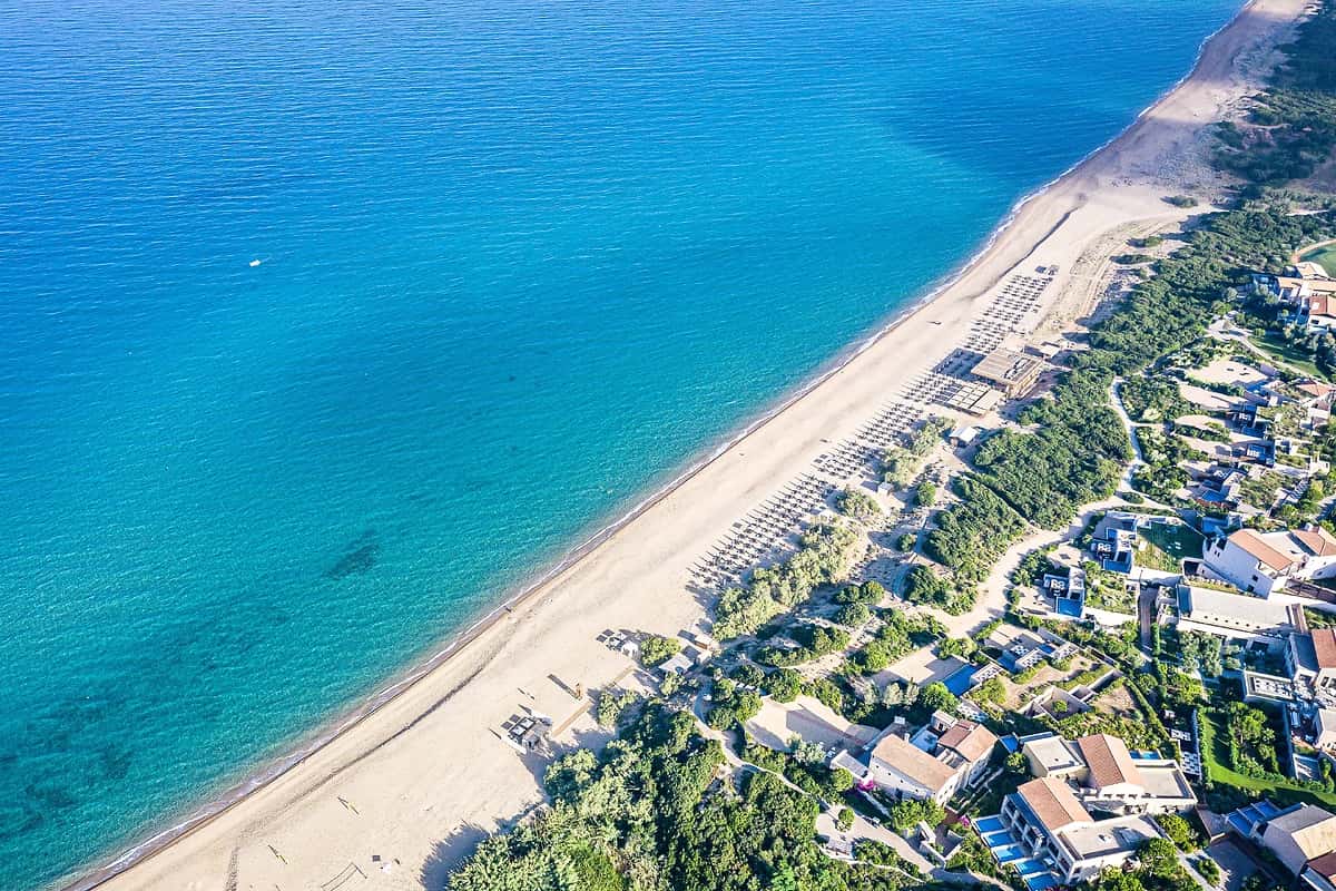 The Westin Resort Costa Navarino, arrivée via l'aéroport Kalamata