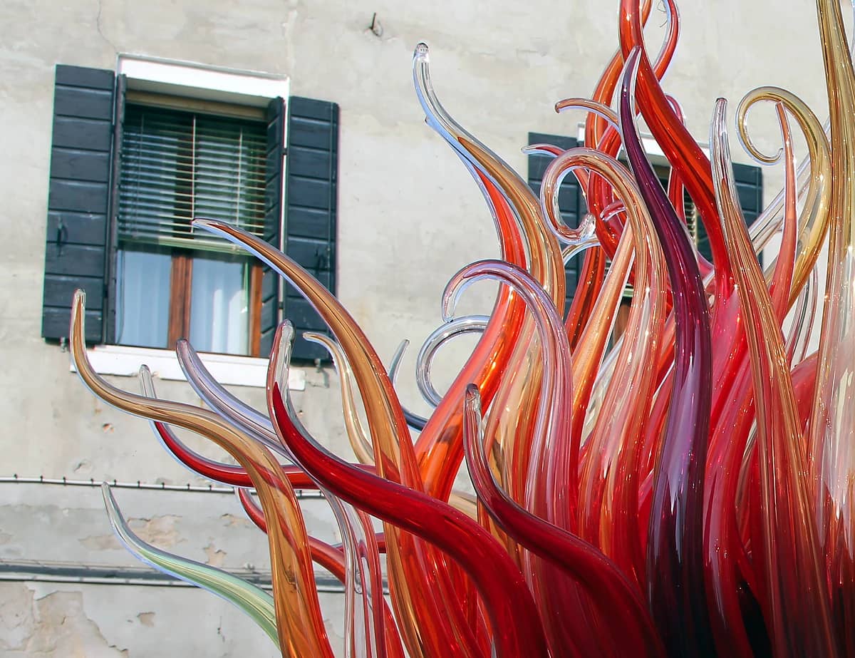 Sculpture en verre de Murano, Île de Murano, Venise