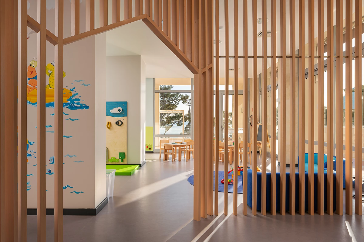 Salle de jeux, club enfant, Valamar Meteor Hotel, Croatie
