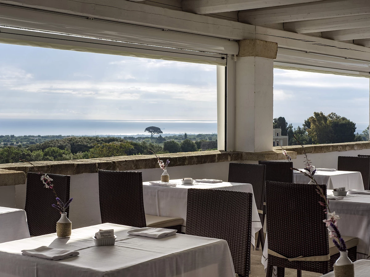 Restaurant, Borgobianco Resort & Spa, Pouilles, Italie