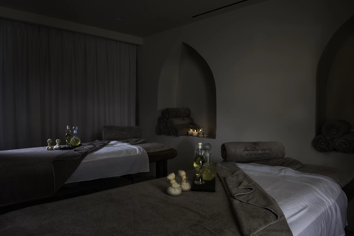 Salle de soins du Spa, Andronis Arcadia Hotel, Santorin, Grèce