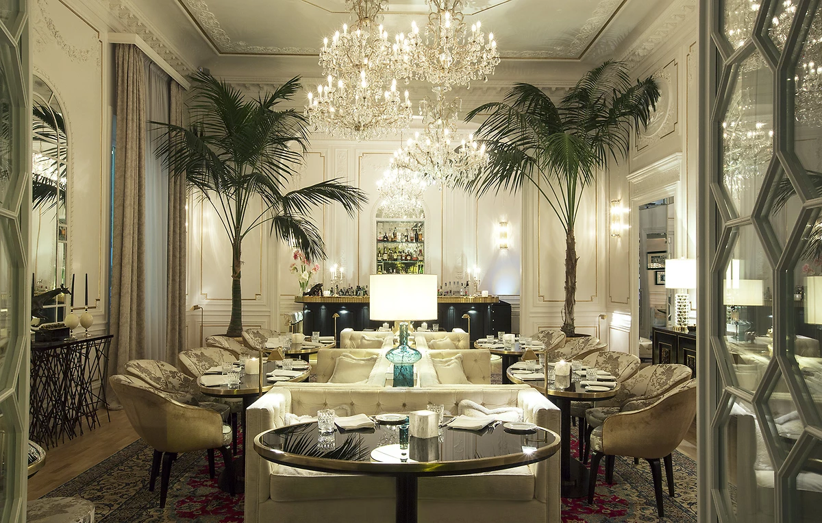 Restaurant, Palazzo Dama, Rome, Italie