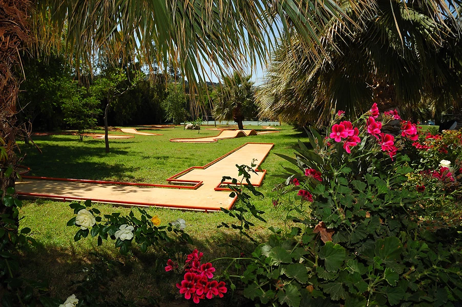 Mini-golf, Acacia Resort, Sicile, Italie