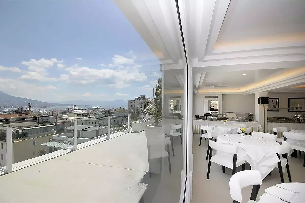Restaurant, Grand Hotel Oriente, Naples, Italie