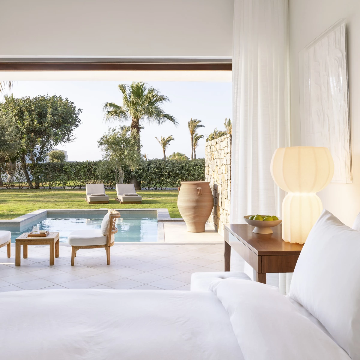 Chambre famille Swim Up avec jardin