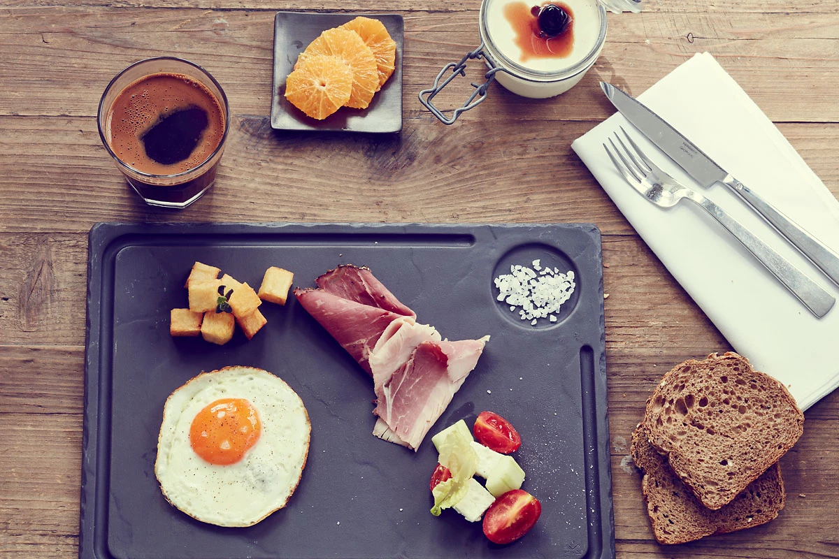Petit déjeuner de l'hôtel, Myconian Ambassador Relais & Châteaux, Mykonos, Grèce