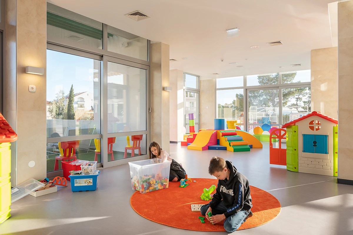 Jeux, club enfant, Valamar Meteor Hotel, Croatie