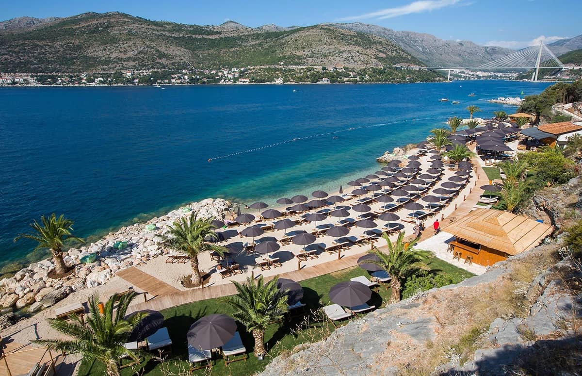 Plage de l'hôtel, Valamar Tirena Hotel