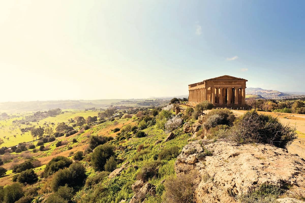 Temple de la Concorde, vallée des Temples, Agrigente, Sicile
