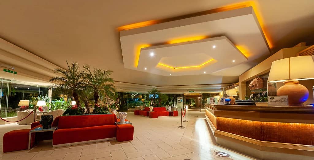 Réception, Acacia Resort, Sicile, Italie