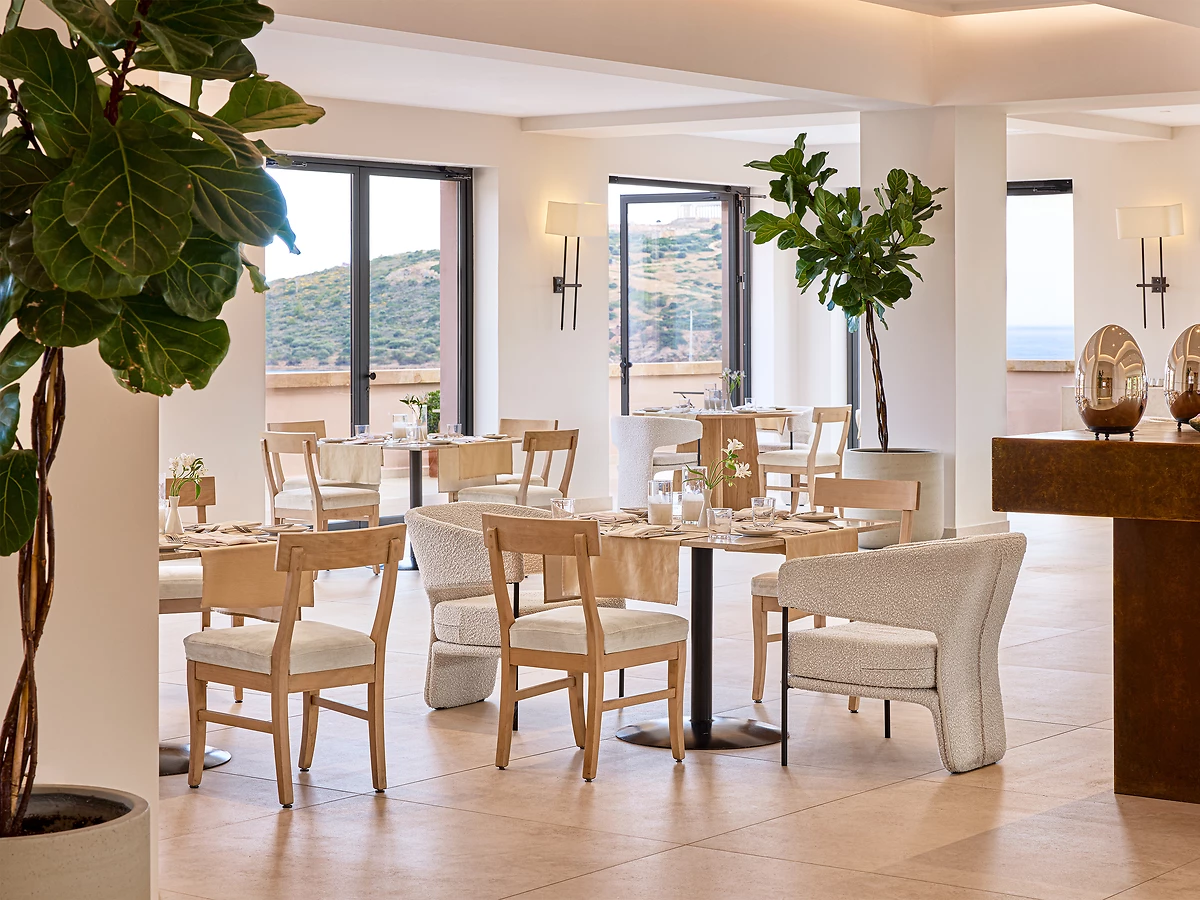 Cape Sounio Restaurant, Grecotel Cape Sounio Boutique Resort, Attique, Grèce