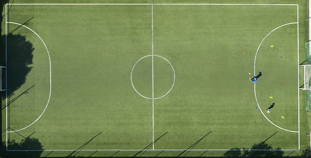 Terrain de football, Porto Elounda Golf & Spa Resort, Crète, Grèce