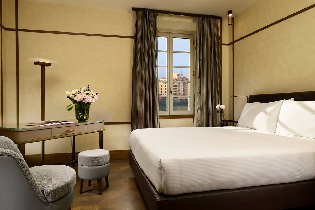 Chambre supérieure, Hotel Balestri, Florence, Italie