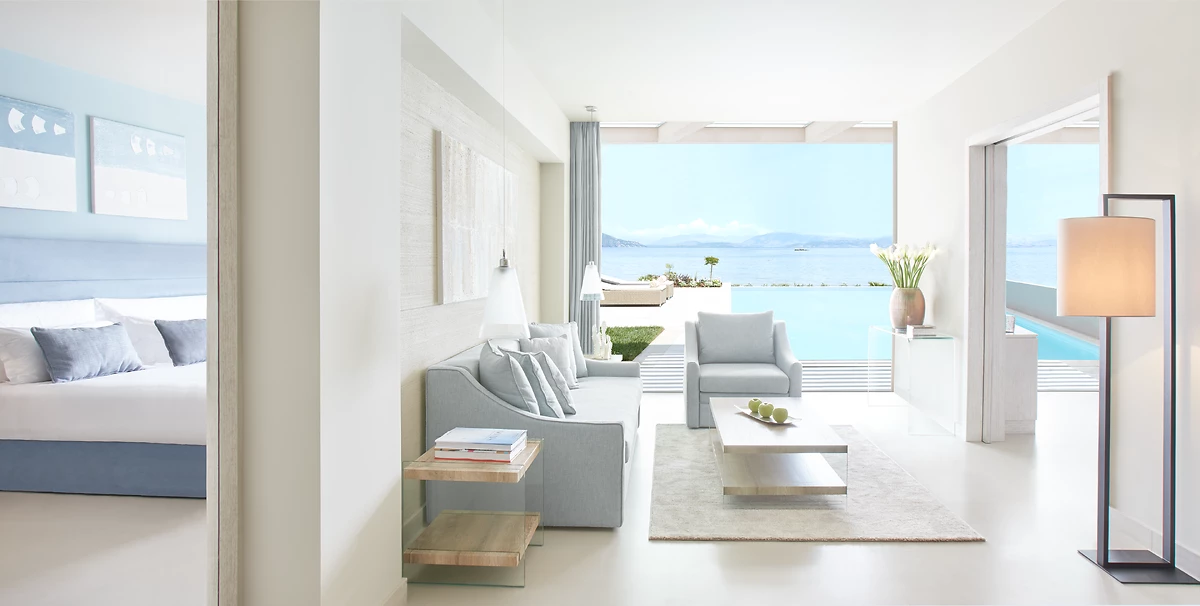 Suite deluxe 2 chambres front de mer