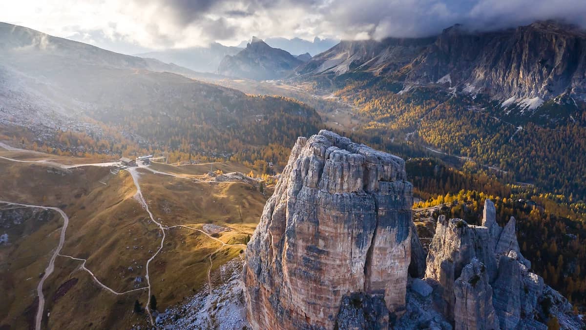 Route panoramique de Cinque Torri, Dolomites
