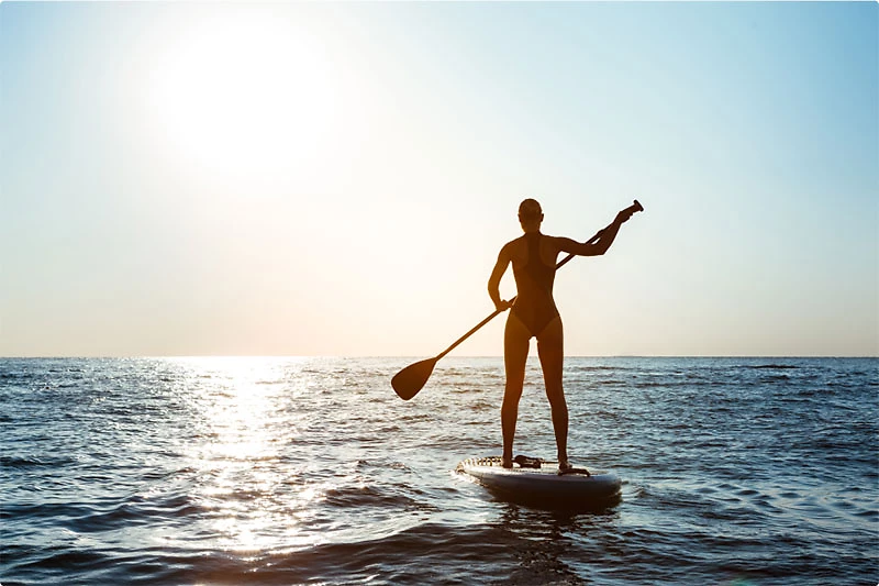 Stand up paddle, Torre Cintola Greenblu Sea Emotions, Pouilles, Italie