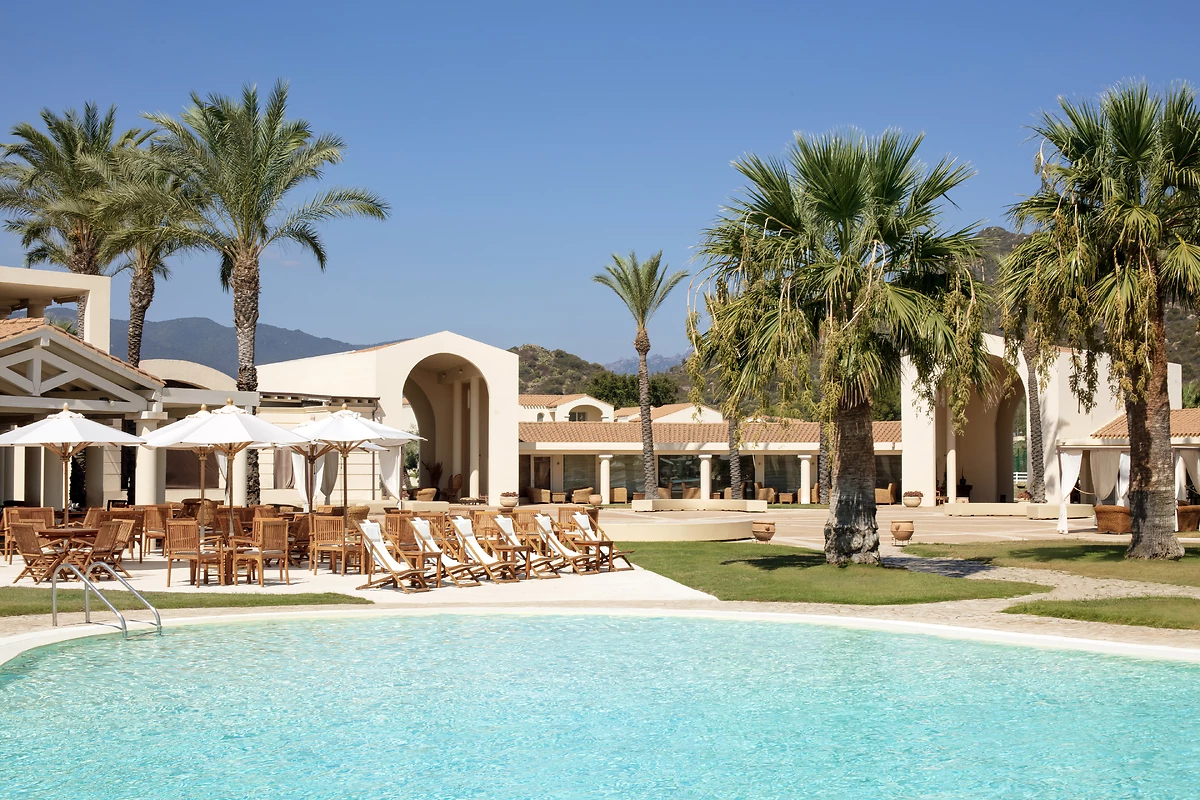 Piscine, Spiagge San Pietro Resort, Sardaigne, Italie