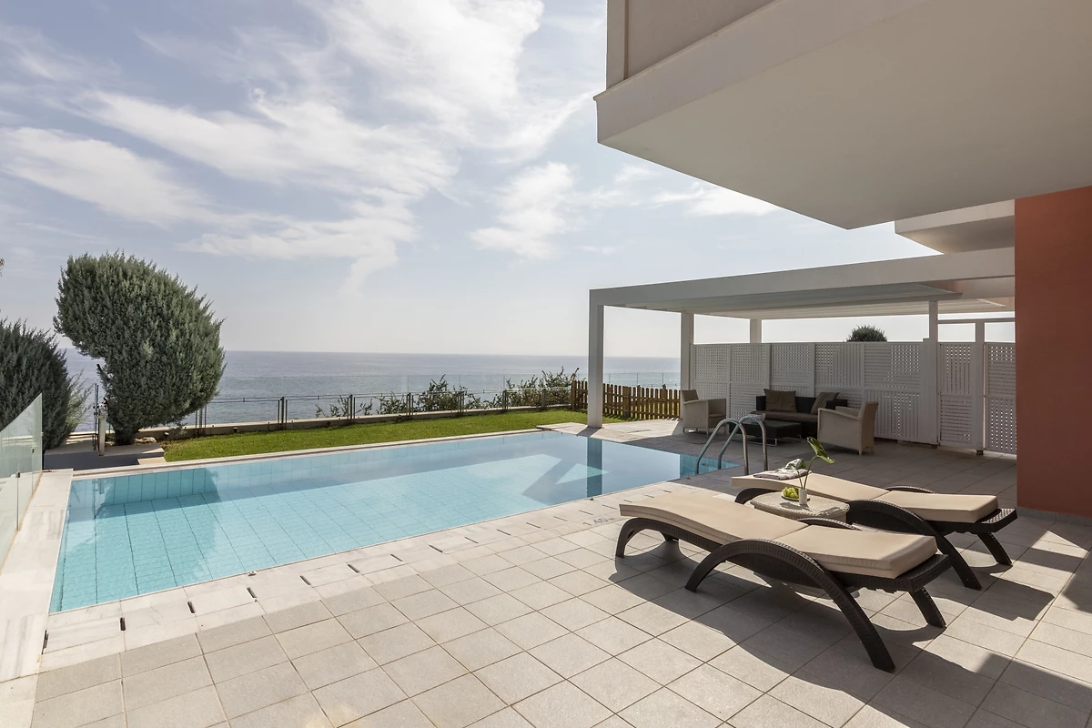 Suite 1 chambre vue mer, piscine privée