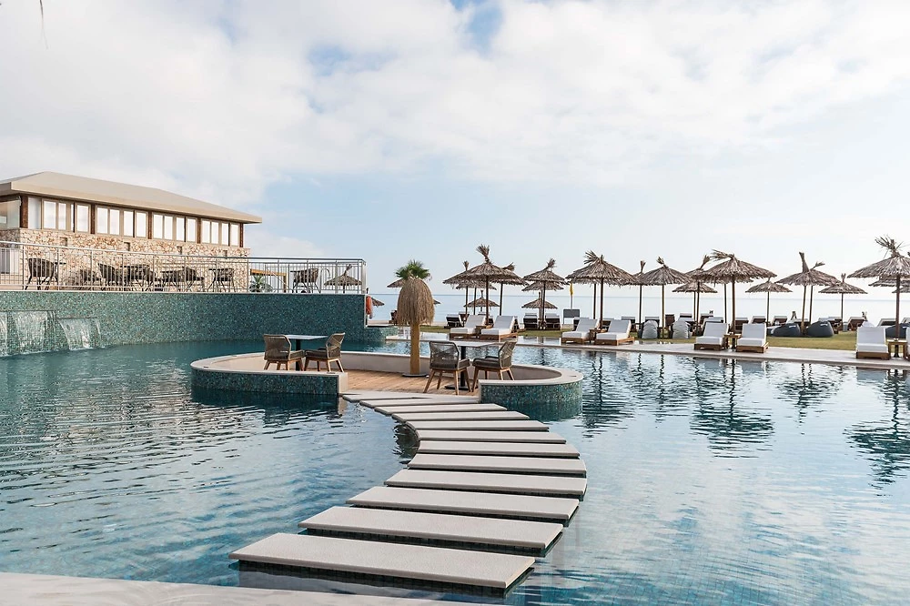 Piscine, Pepper Sea Club Hotel, Crète, Grèce