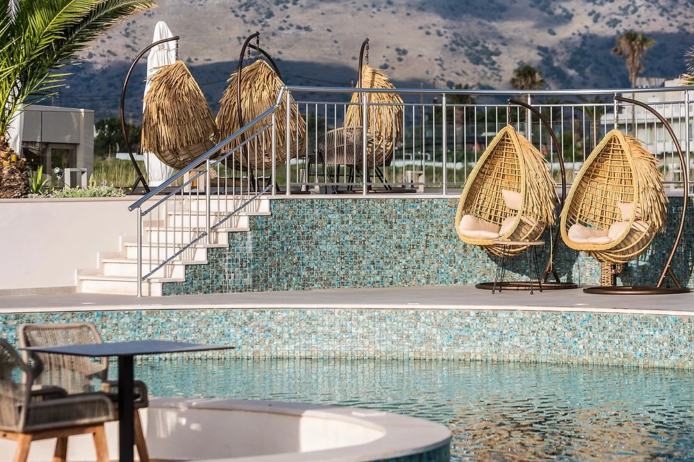 Piscine, Pepper Sea Club Hotel, Crète, Grèce