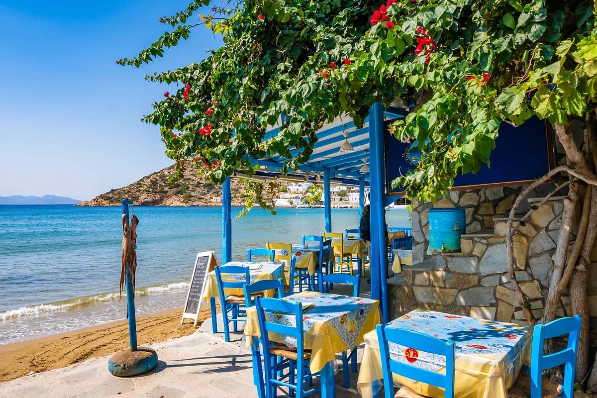 Taverne, SIfnos, Cyclades, Grèce
