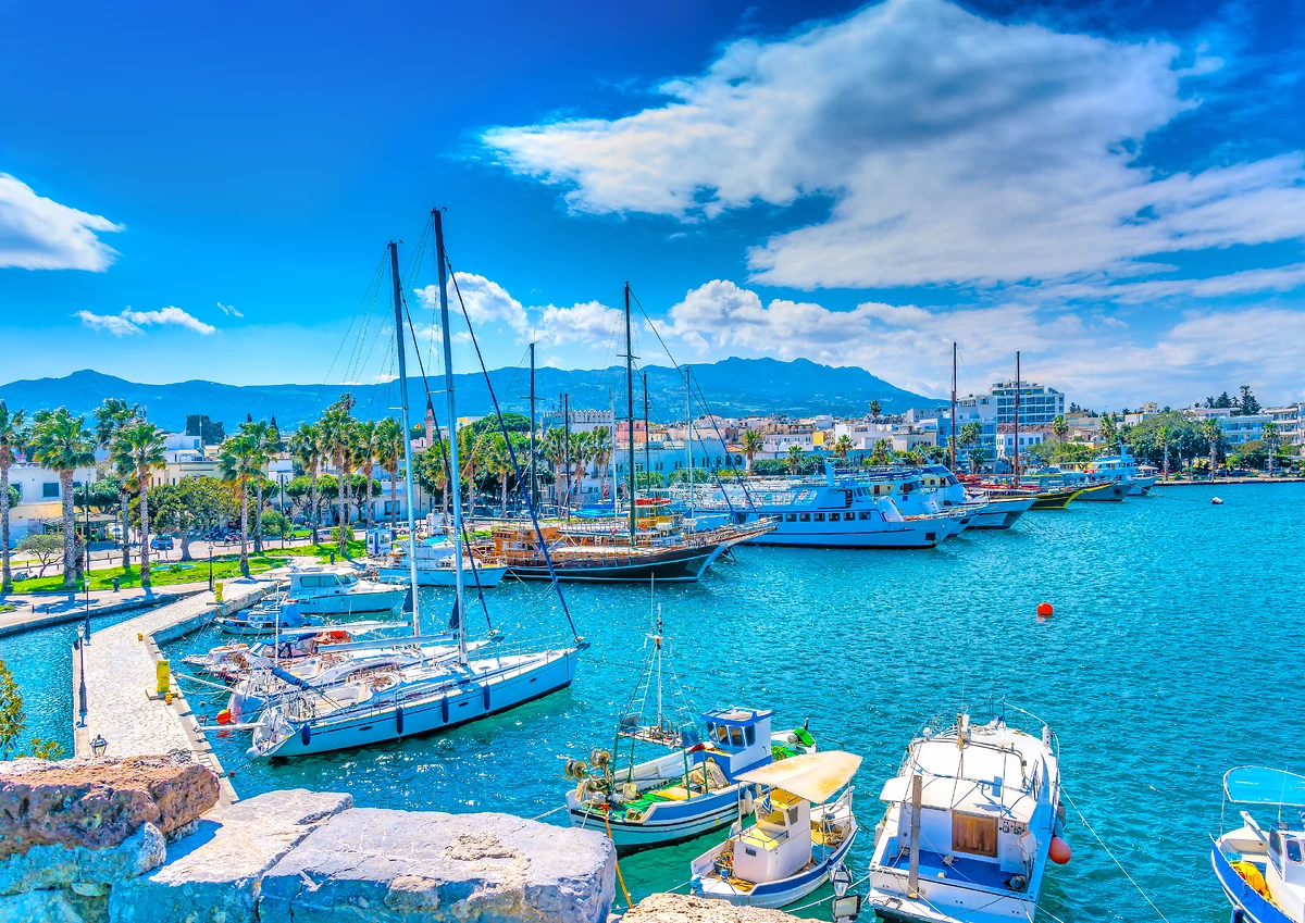 Port principal, Kos, Grèce