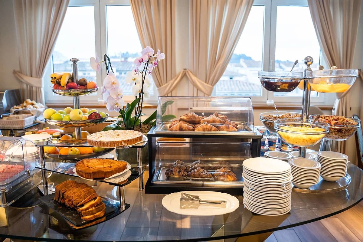 Buffet du restaurant de l'hôtel, Hotel Kraft