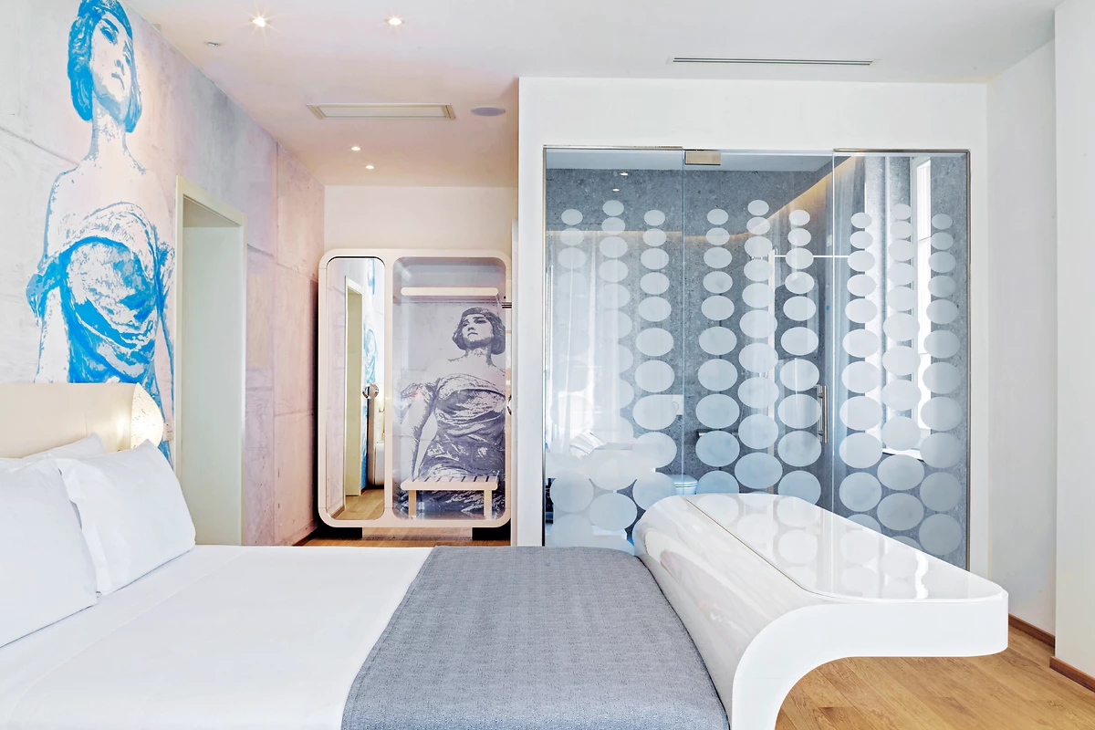 Deluxe Double room, Hotel Ausonia Hungaria, Lido, Venise, Italie