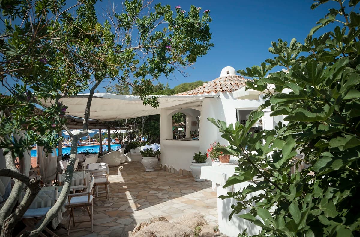 Entrée du bar de l'hôtel, hôtel La Bisaccia