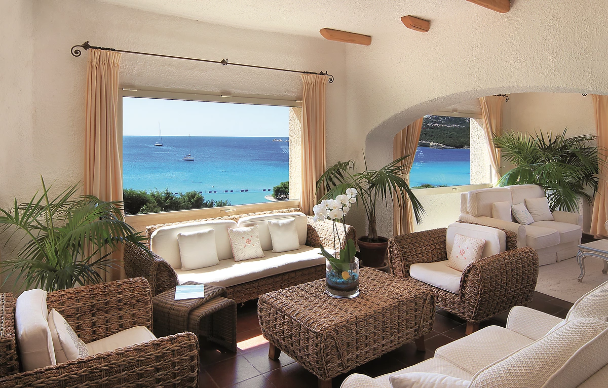 Lobby de l'hôtel, Colonna Grand Hotel Capo Testa