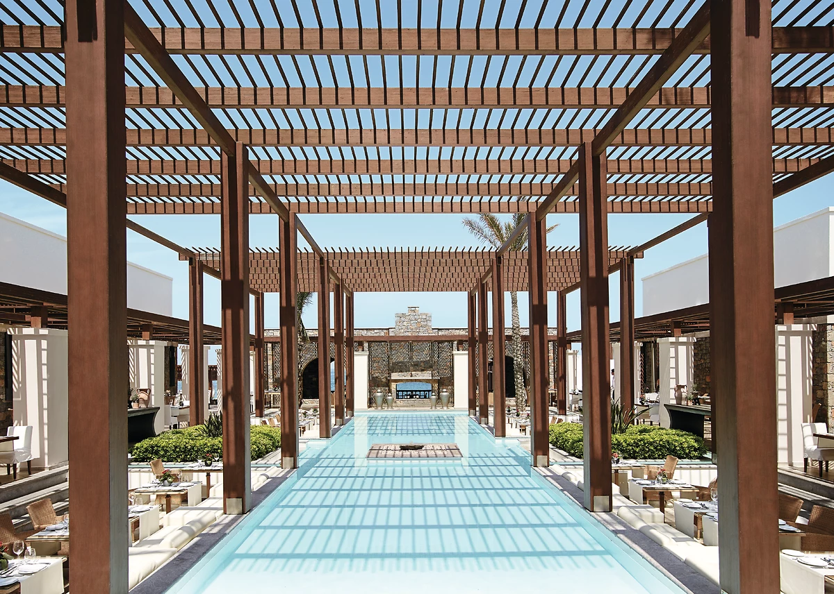 Terrasse du restaurant Amirandes, Amirandes - A Grecotel Resort to Live , Crète, Grèce