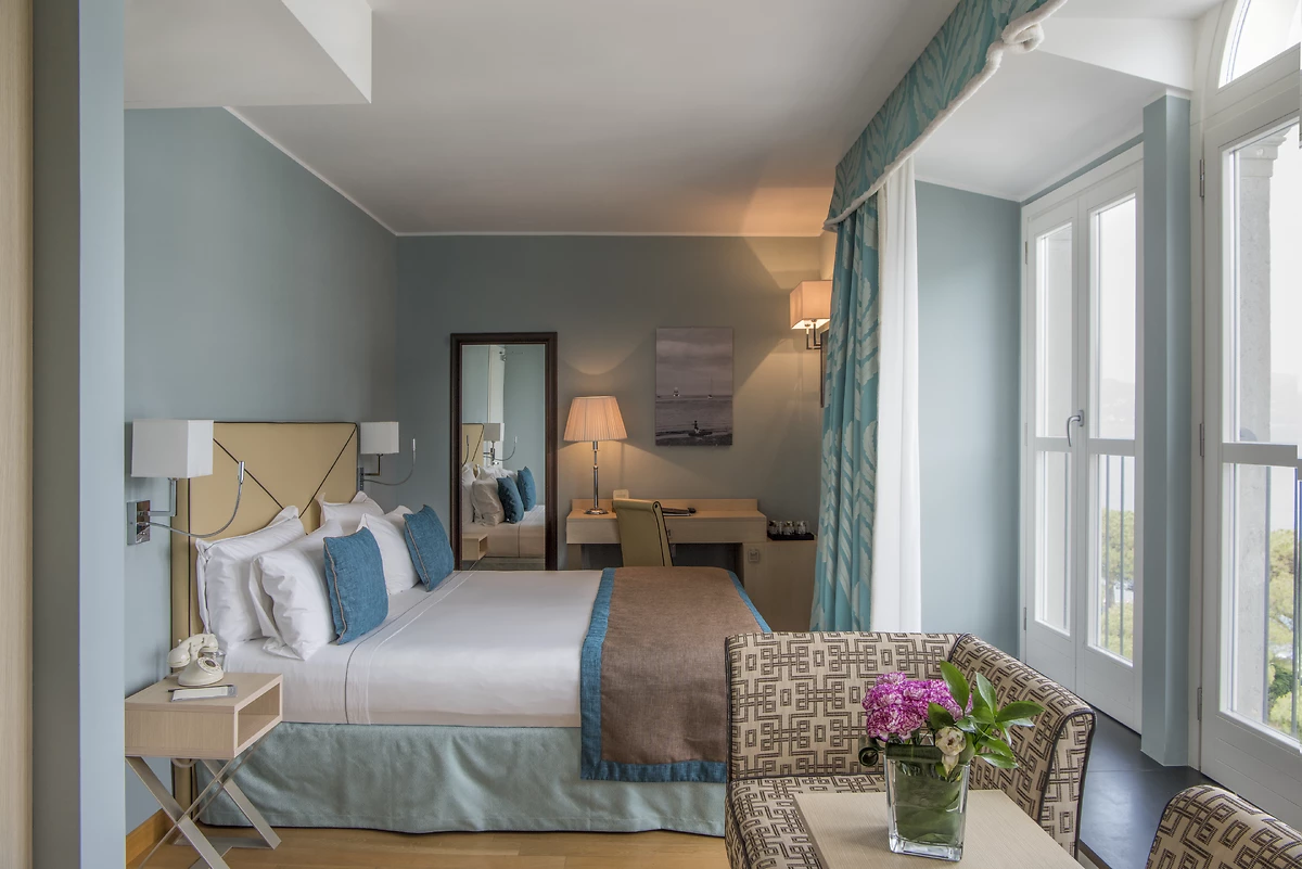 Chambre deluxe, Grand Hotel Portovenere, Parc national des Cinque Terre (Cinq Terres), Ligurie, Italie
