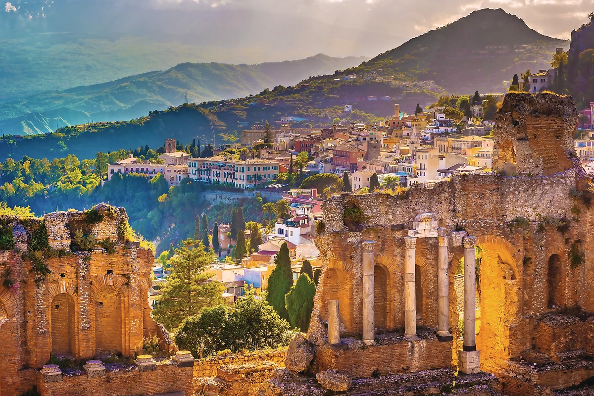 Ruines, Taormine, Sicile