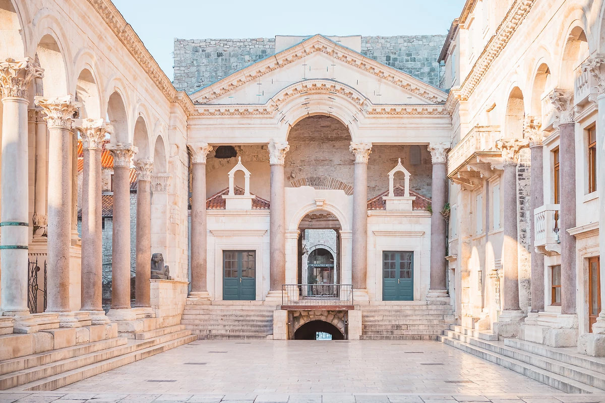 Palais De Diocletien, Split Croatie