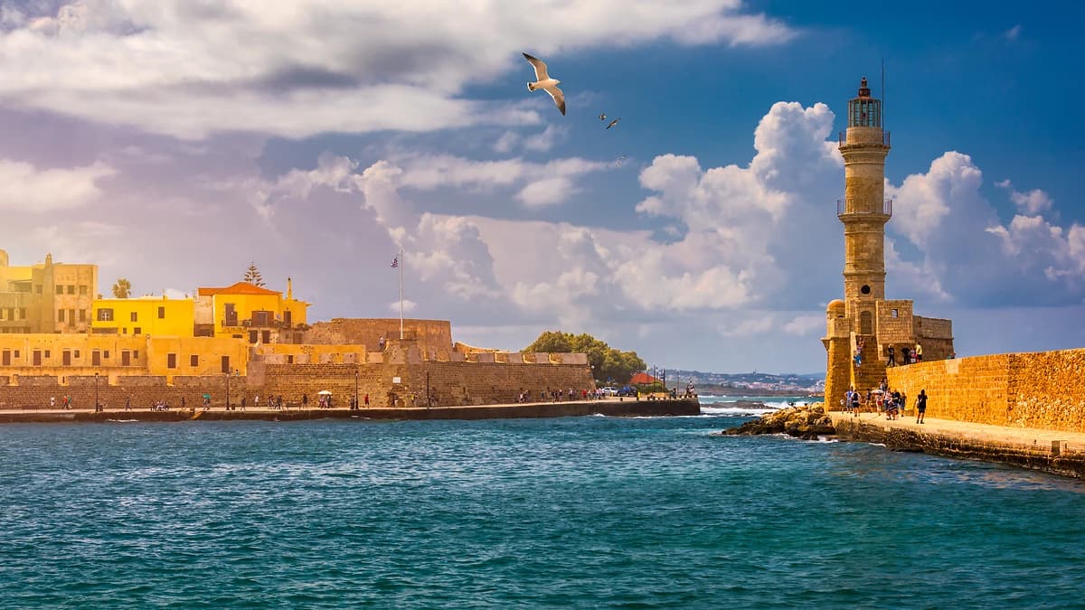 Port de La Chanée, Crète, Grèce