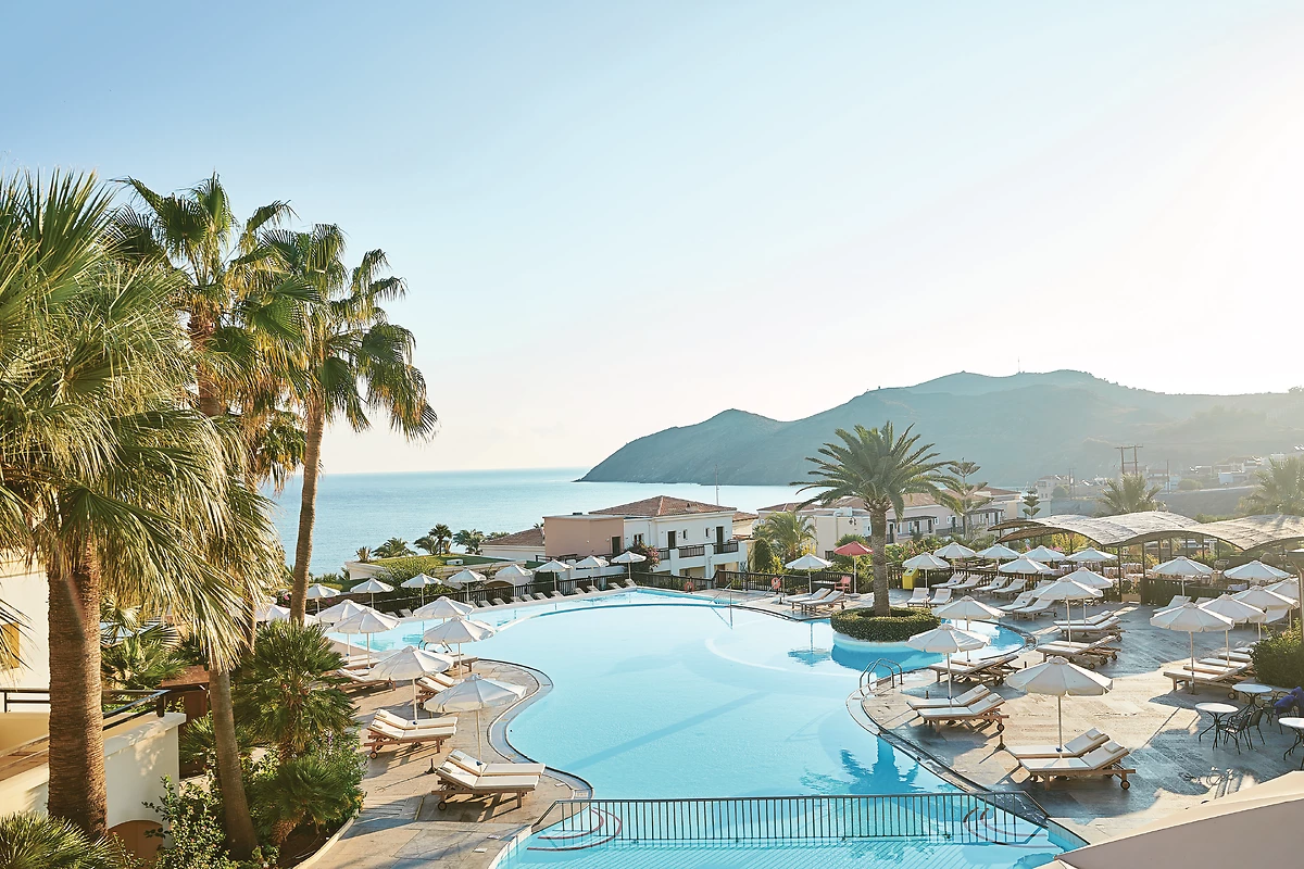Piscine de l'hôtel, Grecotel All-In Marine Palace & Aqua Park