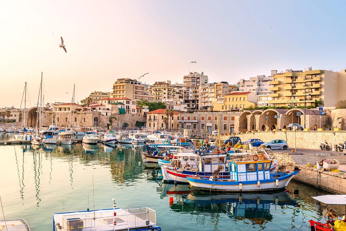 Port, Héraklion, Grèce