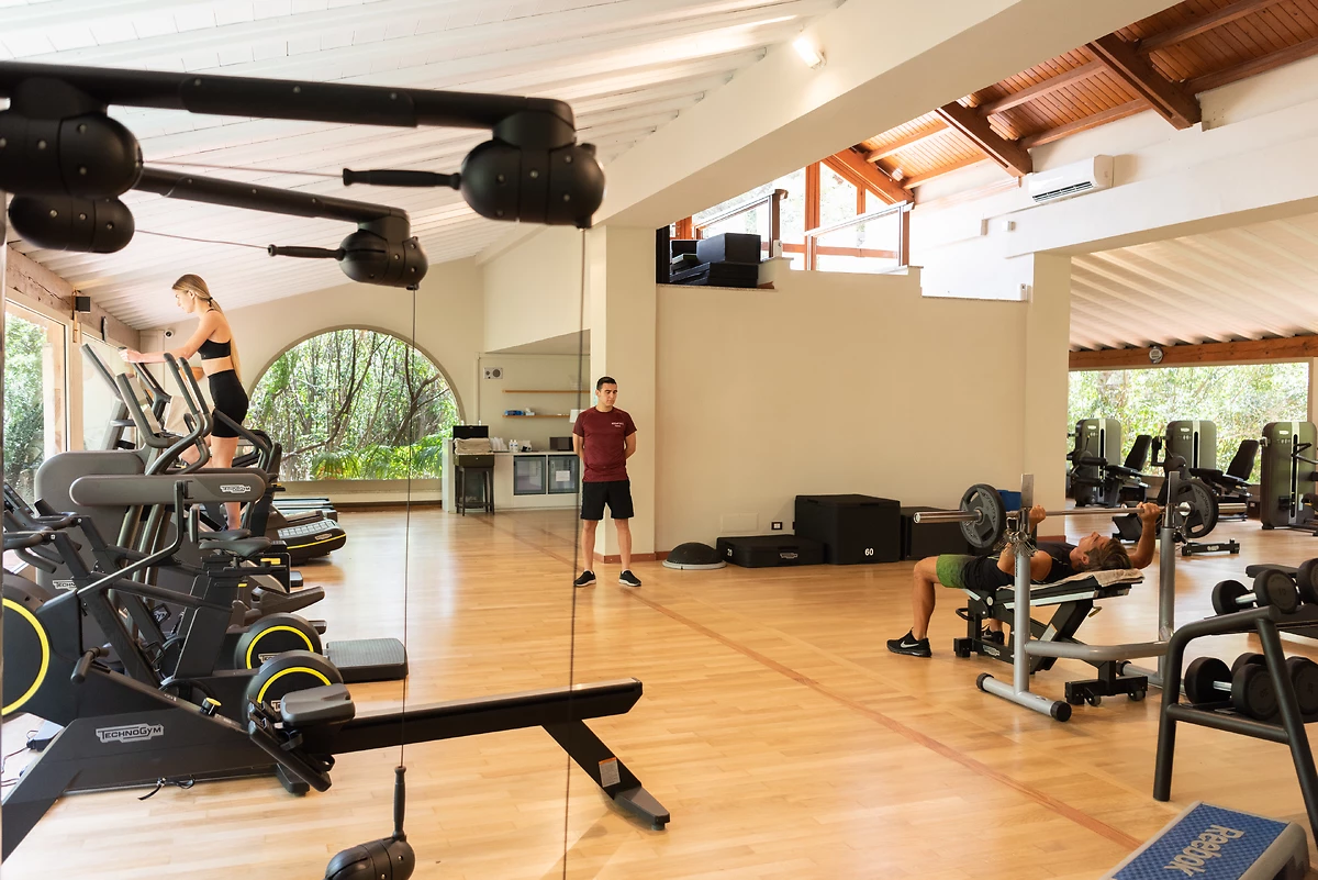Salle de sport, Forte Village - Le Palme, Sardaigne, Italie
