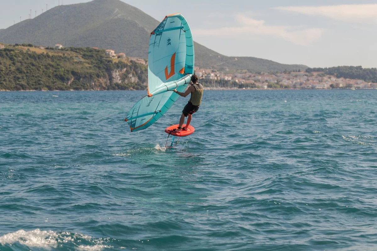 Planche à voile, hôtel W Costa Navarino, Pylos-Nector, Grèce