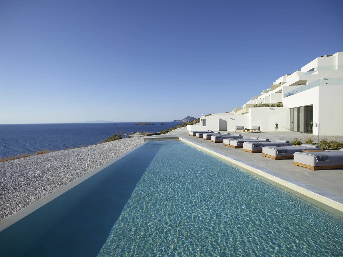 Piscine, Domes White Coast Milos, Cyclades, Grèce