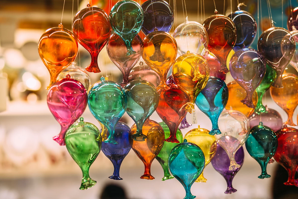 Verres colorés, Murano