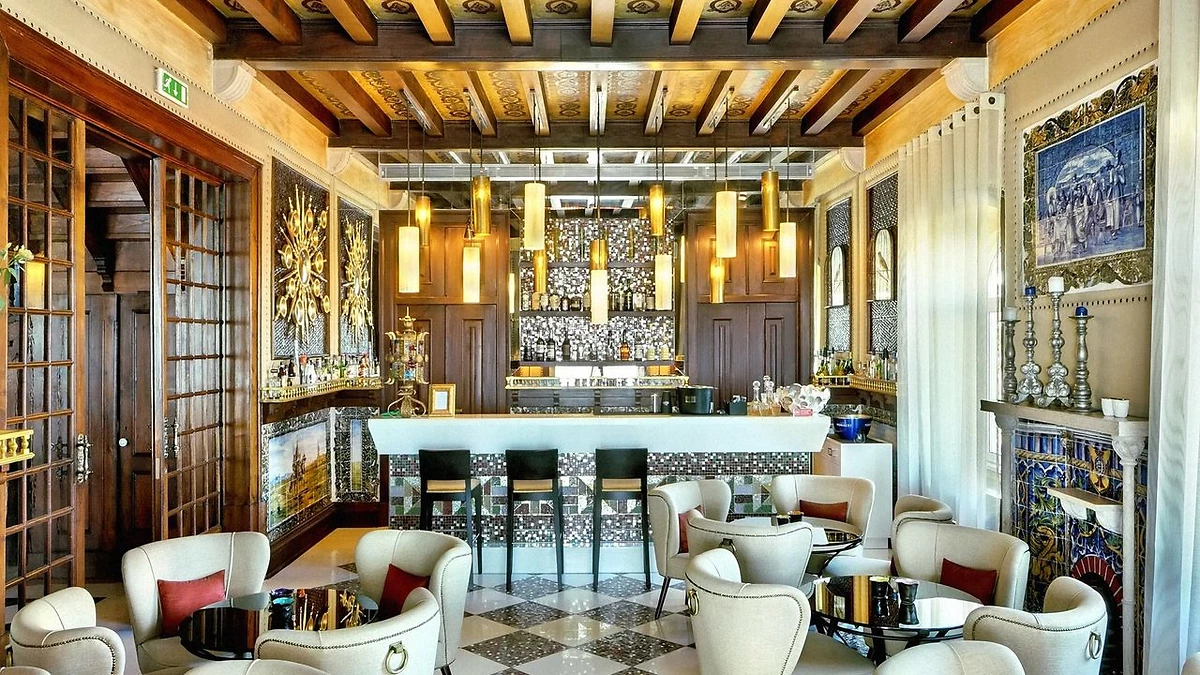 Lounge Bar, Bela Vista Hotel & SPA - Relais & Châteaux, Portugal