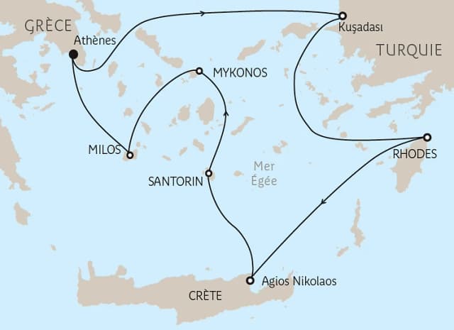Carte du voyage
