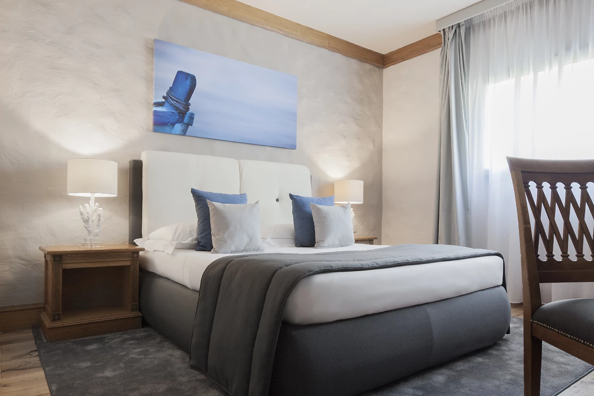 Chambre double, hôtel Grand Hotel Mazzarò Sea Palace, Taormine, Sicile, Italie