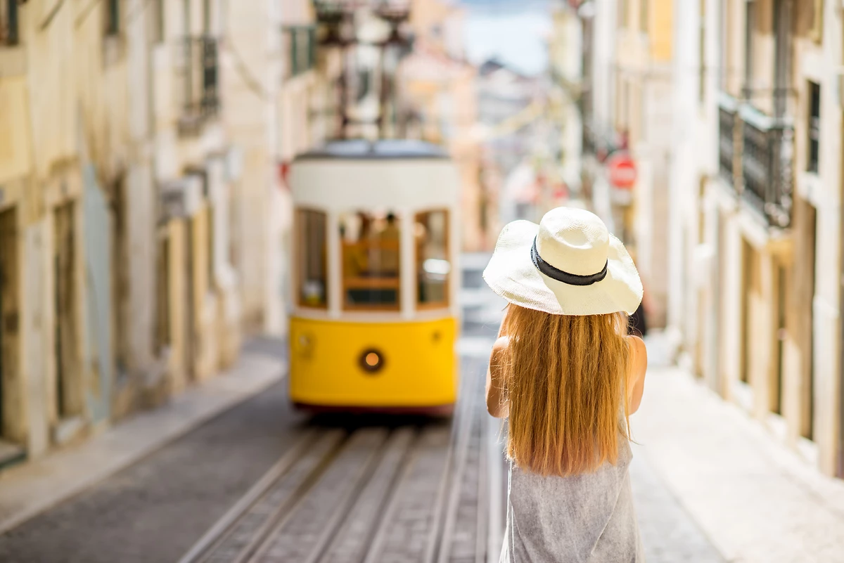 Tramway, Lisbonne, Portugal