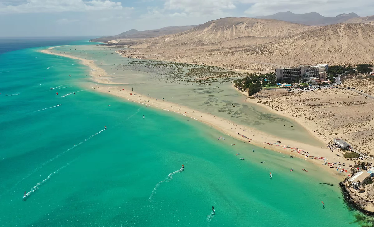 Vue aérienne de la plage, INNSiDE by Meliá Fuerteventura, Fuerteventura, Espagne