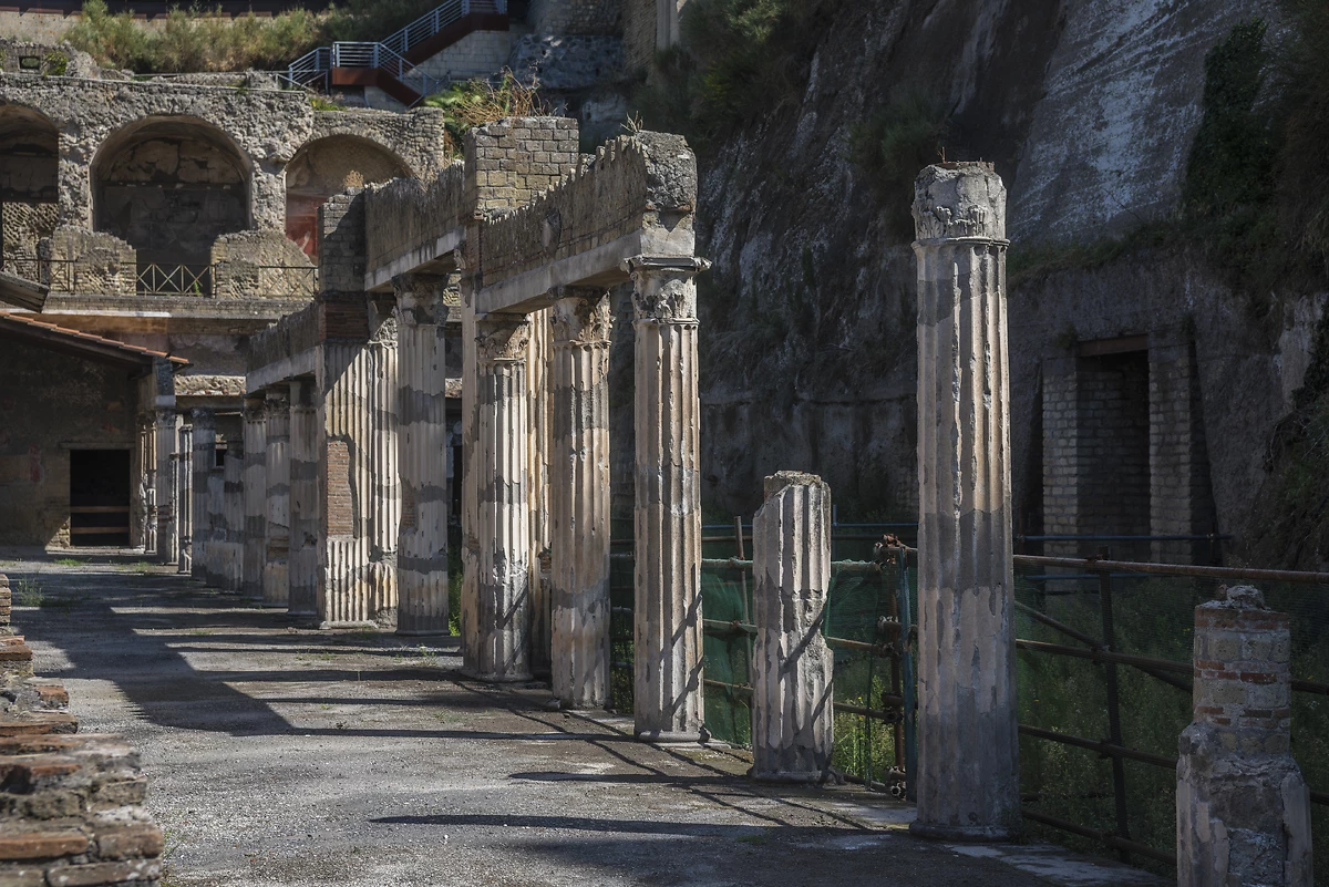 Ruines, Herculanum, Campanie, Italie