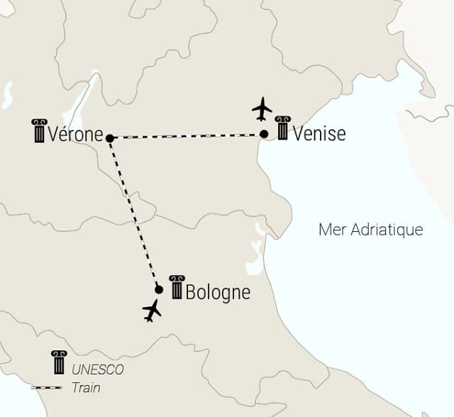 Carte du voyage