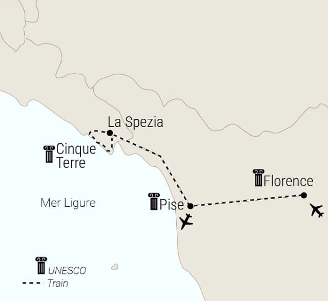 Carte du voyage