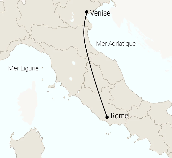 Carte du voyage